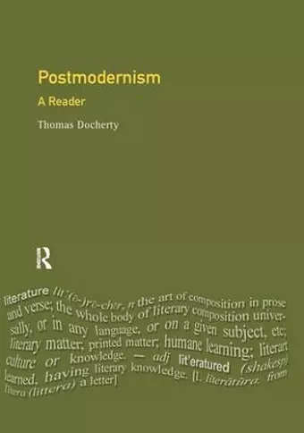 Postmodernism cover