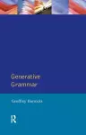 Generative Grammar cover