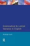 Grammatical and Lexical Variance in English cover