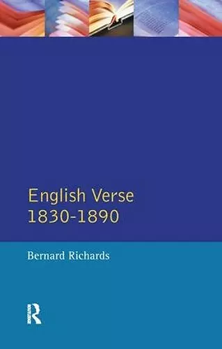 English Verse 1830 - 1890 cover