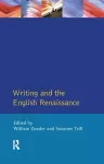 Writing and the English Renaissance cover