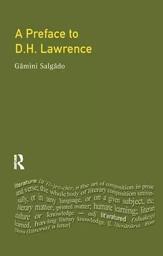 A Preface to Lawrence cover