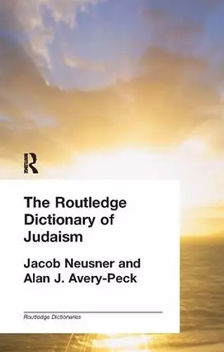 The Routledge Dictionary of Judaism cover