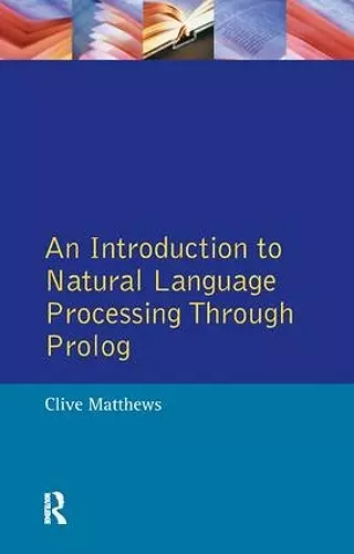 An Introduction to Natural Language Processing Through Prolog cover