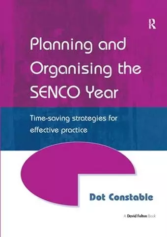 Planning and Organising the SENCO Year cover