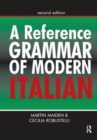 A Reference Grammar of Modern Italian cover