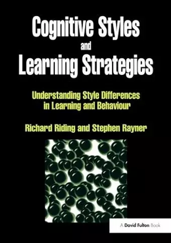 Cognitive Styles and Learning Strategies cover