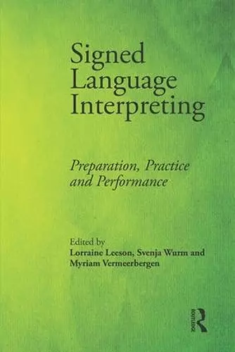 Signed Language Interpreting cover