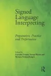 Signed Language Interpreting cover