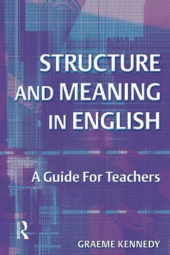 Structure and Meaning in English cover