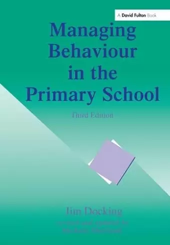 Managing Behaviour in the Primary School cover