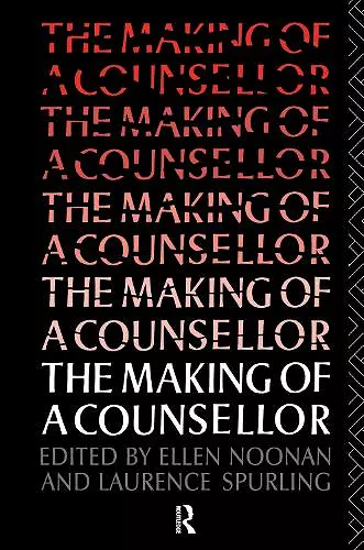 The Making of a Counsellor cover