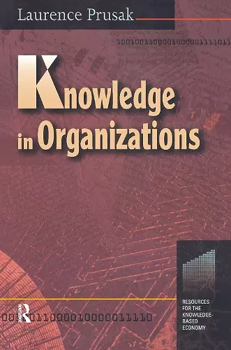 Knowledge in Organisations cover