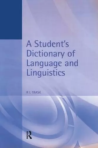 A Student's Dictionary of Language and Linguistics cover