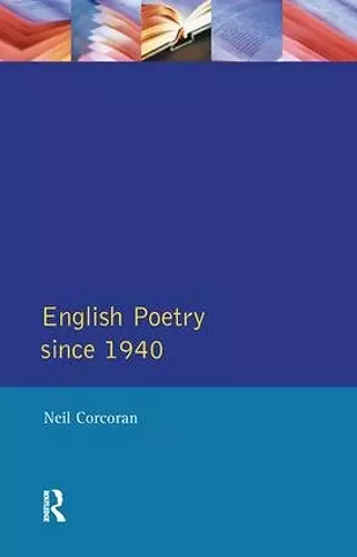 English Poetry Since 1940 cover