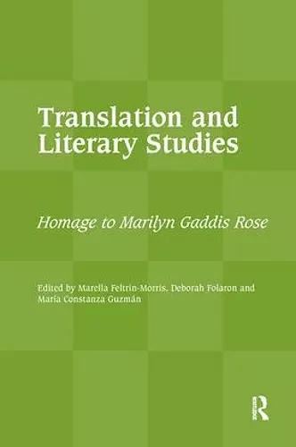 Translation and Literary Studies cover