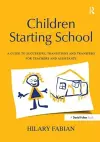 Children Starting School cover