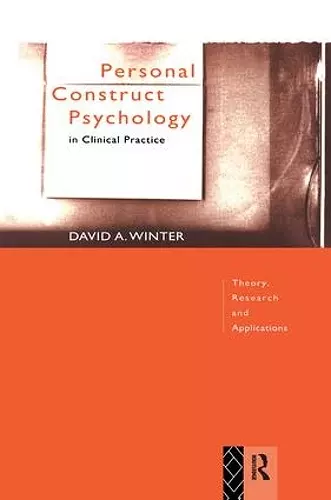 Personal Construct Psychology in Clinical Practice cover