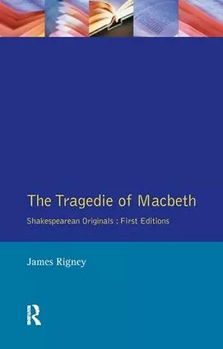 The Tragedie of Macbeth cover