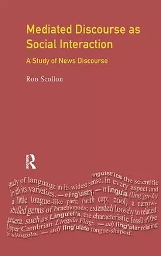 Mediated Discourse as Social Interaction cover