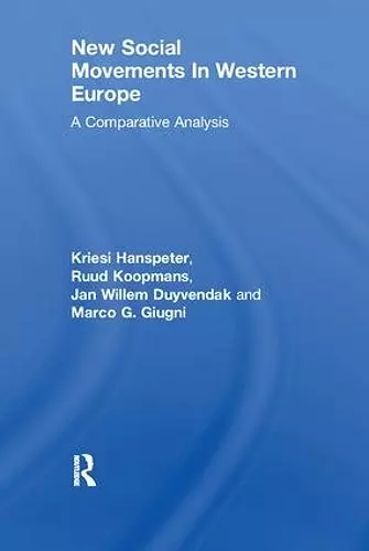 New Social Movements In Western Europe cover