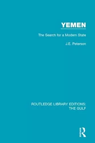 Yemen: the Search for a Modern State cover