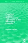 Petroleum Company Operations and Agreements in the Developing Countries cover