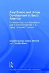 Real Estate and Urban Development in South America cover