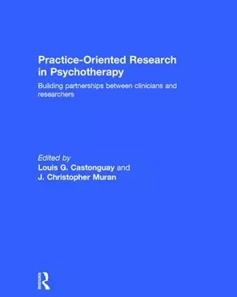 Practice-Oriented Research in Psychotherapy cover