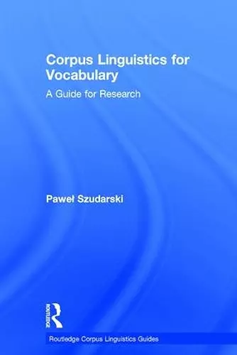 Corpus Linguistics for Vocabulary cover