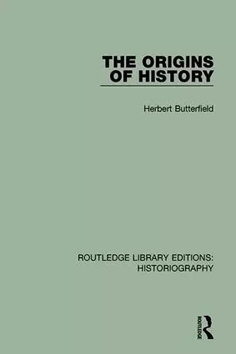 The Origins of History cover