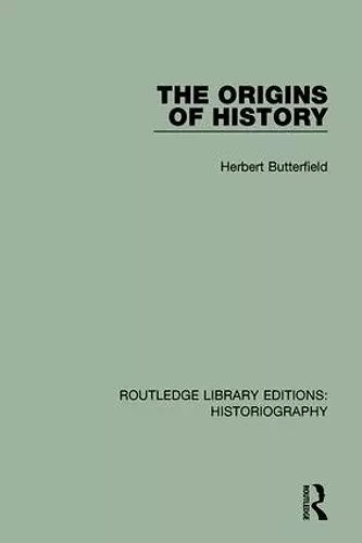 The Origins of History cover