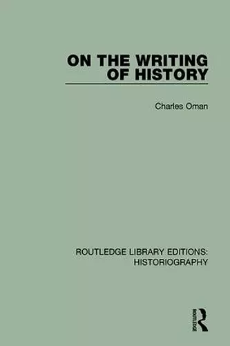 On the Writing of History cover