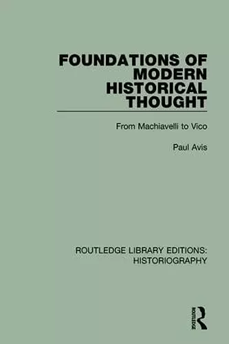 Foundations of Modern Historical Thought cover