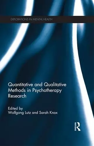 Quantitative and Qualitative Methods in Psychotherapy Research cover