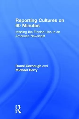 Reporting Cultures on 60 Minutes cover