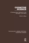 Cognitive Science cover