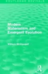 Modern Materialism and Emergent Evolution cover