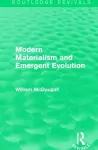 Modern Materialism and Emergent Evolution cover