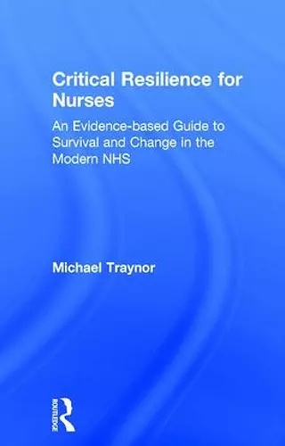 Critical Resilience for Nurses cover