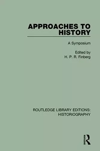 Approaches to History cover