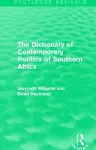 The Dictionary of Contemporary Politics of Southern Africa cover