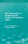 The Dictionary of Contemporary Politics of Southern Africa cover