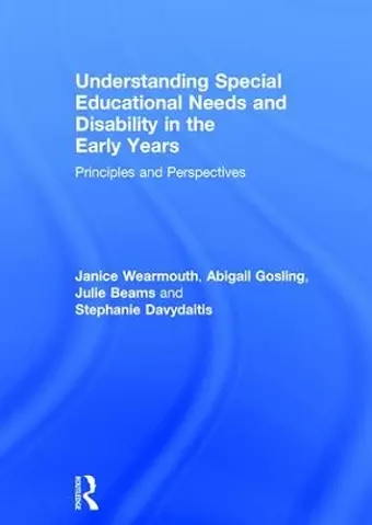 Understanding Special Educational Needs and Disability in the Early Years cover