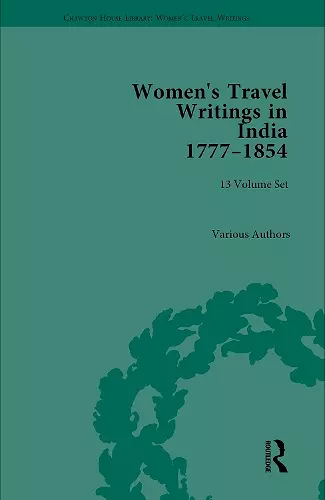 Women's Travel Writings in India 1777–1854 cover