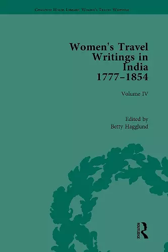 Women's Travel Writings in India 1777–1854 cover