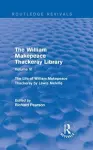 The William Makepeace Thackeray Library cover