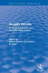 Jacques Derrida (Routledge Revivals) cover