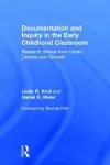 Documentation and Inquiry in the Early Childhood Classroom cover