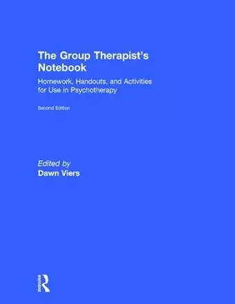 The Group Therapist's Notebook cover